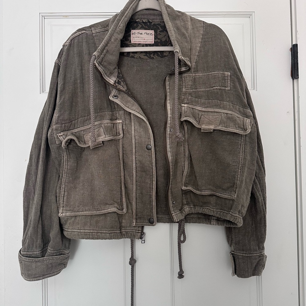 Free People Eyes On You Surplus Jacket